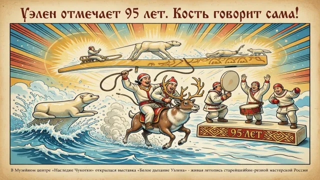 Уэлен отмечает 95 лет. Кость говорит сама!